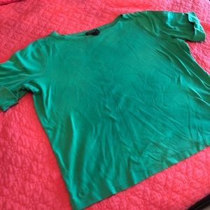 Ralph Lauren green tee, used, great condition